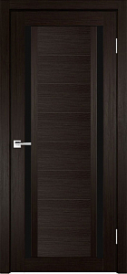 Товар Межкомнатная дверь Легенда Z-3 тон Венге Остекление Лакобель черное